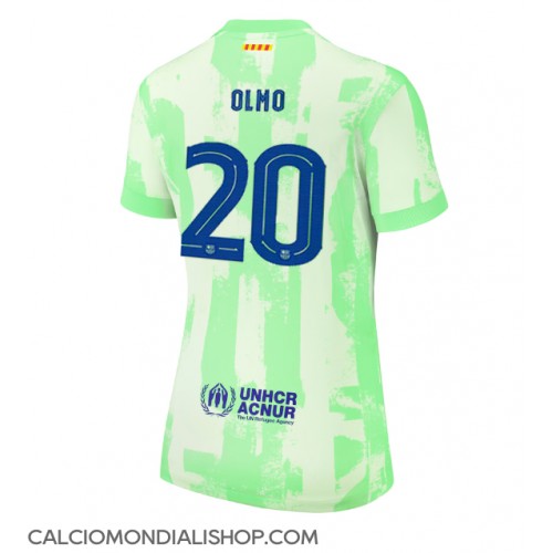 Maglie da calcio Barcelona Dani Olmo #20 Terza Maglia Femminile 2024-25 Manica Corta